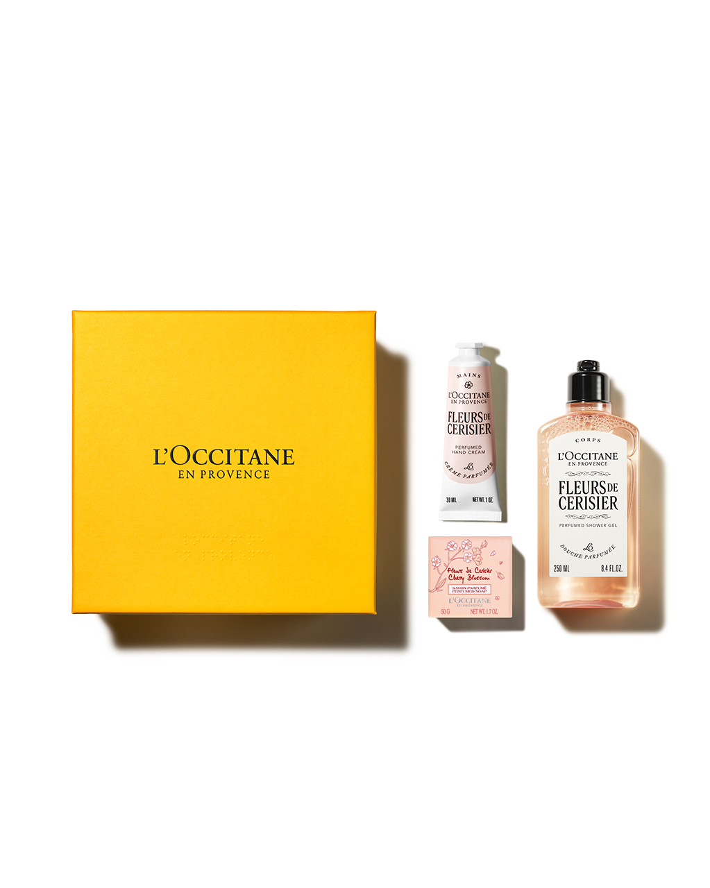 Presente Fleurs de Cerisier com Sabonetes e Creme de M&atilde;os&nbsp;, , large